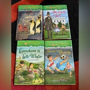 Hard cover magic tree house book 40, 43, 47, 52